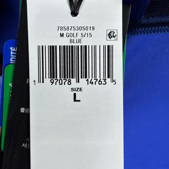 RLX Ralph Lauren Golf 1/4 Zip Pullover Blue Long Sleeve Men’s L NWT - Picture 6 of 6